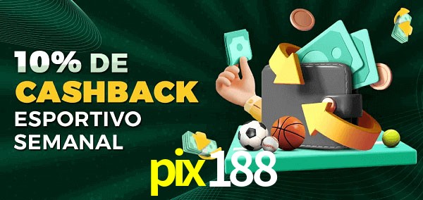 10% de bônus de cashback na pix188